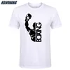 Moda verão manga curta algodão masculino roupas esportivas casual luvas de boxe combate estampa camisetas masculinas tops tee plus size 210716