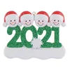 2021 God julgransdekorationer inomhusinredning harts ornament i 5 Editions Co005 av FedEx UPS DHL