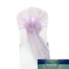 10 teile/los Organza Hochzeit Stuhl Knoten/Stuhl Schärpen/Stuhl Hauben/Stuhl Abdeckungen Dekoration Für Hochzeit PartyEventBanett liefert