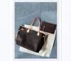 2021 Luxury designer 2 Set high qulity classic luxury womens handbags+wallet flower ladies shopping tote PU