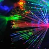 10m 100 LED String Fibra de Fibra Óptica Fada Luzes Twinkle Árvore de Natal Festa de Casamento Luzes Decoração Ao Ar Livre Para Beaves Gar 211122