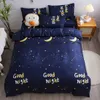 Moda Simple Navidad copos de nieve juegos de cama para el hogar funda nórdica sábana plana Full King Single Queen Otoño Invierno ropa de cama