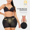 Big Gąbek Metki Kontrola brzucha Podkładka Utwardość Kontrola Kształt Shapewear Body Butt Lifters Bodysuit Buld Butt Enhancer 220307