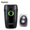 Kemei Electric Shaver Men Beard Trimmer Våt och torr Beard Razor Professional Floating 3D Head Shaving Trimmer Machine 45g P0817