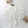 Mode Baby Girl Cotton Clothes Set Jacka + Pant + Vest 3pcs Sommar Spring Child Suit 2-10Y 211025