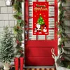 HUIRAN Merry Appeso Bandiera Decorazioni per la porta di casa Ornamenti di Natale Xmas Decor Navidad Anno Y201020