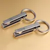 Titan Simple Keychain Luxury Car Key Ring Waist Hängande Spänne Bälte Karbin Super Lätt Nyckelhållare För Man Bästa Present H0915