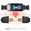 Spovan الذكية سوار الرياضة الفرقة مع ecg النشاط تعقب ضغط الدم القلب معدل HRV النوم مراقبة ساعة للماء 2021