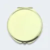 Ronde goud / rose goud compact make-up spiegel Mooie compacte spiegel mooie dames handtas spiegels