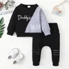 Fashion Boy Girl Kids sets Vêtements Daft's Boy Imprimer Top + Pantal