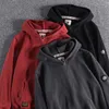 Herren Hoodies Sweatshirts Gauck Heavy And Thick Terry Youth Hoodie Aufkleber Micro Chapter Dekoration Oberbekleidung Top Coat Großhandel 0405