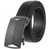 Cinturón de cuero genuino real de la moda del diseñador caliente para hombres Cinturón de lujo casual 110-130cm Cintura