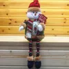 Décoration de Noël Poupées de Noël Ornement d'arbre de Noël Belle Elk Santa Snowman en peluche décoration de Noël Cadeau de Noël pour l'enfant xvt1064