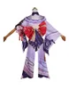 Spel genshin inverkan raiden shogun cosplay kostym klänning enhetlig kostym halloween fest outfit peruk skor