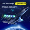 RC Glider Toy Big Size 2.4GHz 2CH Foam EPP Material Folding Wing Low Power Outdoor Remote Control Airplane For Children 220119