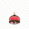 Senhoras moda casual designer de luxo natal carteira redonda moeda bolsa chave n60493 alta qualidade topo 5a cartão package190h