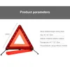 Accessoires de voiture pliables Triangle de voiture bande réfléchissante panneau d'arrêt de voiture trépied clignotant de route Triangle panneau d'avertissement d'urgence 3416029