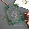 transparent wedding invitations