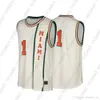 安くカスタムハリケーンNCAA＃1バスケットボールジャージーパーソナリティステッチカスタム任意の名前XS-5XL