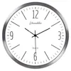 Wall Clocks Est 14 Inches Metal Frame Modern Fashion Decorative Round Clock