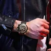 2021 Lige montre de sport décontractée pour hommes Top marque de luxe militaire en cuir montres-bracelets hommes horloges chronographe montre Reloj Hombre Q0524