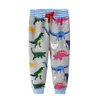 Springende meters Joggingbroek met dieren Print Harm Dinosaurussen Trekkoord Baby Lange Broek Broek voor Winter Herfst Jongens Meisje 210306