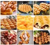 Коммерческий Electric Bubble Waffle Maker Egg Puff Puff Machine Hong Kong Eggettes Waffle Iron Waffle Waffle Waffle Waff / 220V