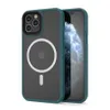 서리로 덥은 전화 케이스 Magsafe 커버 아이폰 12 13 Pro Max Mini Mintmetic Shell Phone Case 13 Promax 11 XR XS Funda