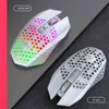 Gaming Wiederaufladbare 2,4 G Wireless 8 Tasten 1600 DPI Einstellbar Ergonomische RGB LED Hintergrundbeleuchtung Gamer Maus Laptop PC