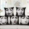 20 Cores Retro Impresso Retrato Descanso Caso Unided Impressão Customizável Casa Bedroom Quarto Vintage Sofá Pillowcase XDH0729 T03