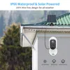 Hiseeu WK-2C30TZ 2MP WIFI IP Battery Free Air Camera Pannello solare senza cavo a prova di ricarica Dwaterproof Water Pyr Alarm Wireless Suite
