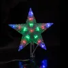 Coversage Christmas Tree Top Star Led String Fairy Lights Cutain LED Kerstmis Kerstmis Decoratie Party Garden Holiday 201006