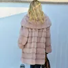 Manteau à capuche en fausse fourrure pour femme, Long, couleur unie, ample, peluche, respectueux de l'environnement, froid et chaud, surdimensionné, élégant, hiver 2021