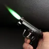 Ny Mini Gun Lighter Jet Flame Torch Lättare Kök Giant Heavy Duty Refillable Micro Culinary Light för rökning Vindskyddad LED LIGHTER EWF