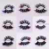 Venda por atacado 39 estilos coloridos cílios postianos 5d fofos feitos artesanais dramáticos mink cílios DIY Natural Olhe Eyelash Extension Maquiagem ferramenta de maquiagem