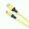 2A Câbles de couleur en silicone liquide à charge ultra rapide Câble de données micro USB de type C pour Samsung S20 S10 S8 S7 Note 20 LG Huawei Xiaomi Fil de charge pour téléphone portable Android 1M 2M 3M