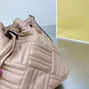 soft Pure color leather bucket Bag Geometric line pattern women's shoulder Bags wide strap Drawstring crossbody Purse cool fashion handbag