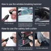 Baseus Safety Window Glass Breaker Auto Seat Belt Cutter Knife Life-Saving Escape Car Emergency Hammer Tool