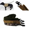 Dog Leash 1000D Nylon Tactical Wojskowy Szkolenie Elastyczne Kołnierze Zwierzątko Multicolor YL975816 Smycze