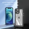 TPU HARD PC 2 In 1 schokbestendige Clear Cell Telefoonkaten voor iPhone 14 Pro Max 13 12 11 XS XR 8Plus Samsung Galaxy A32 A12 A42 A52 A72 A82