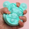 Party Favor Fidget Toys Push Bubbles Toy Rainbow Coin Purse Wallet Ladies Bag Silica Simple Dimple Crossbody Bags For Girls
