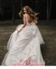 Boheemian 2020 Sexy Appliques Lace Beach Trouwjurken Beading Pearls Boho Country Wedding Jurken Backless Bridal Dress Vestidos D3983575