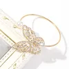 Mode Strass Grand Papillon Manchette Bracelet Pour Femmes Etrendy Nouveau Style Personnalité Bracelets Bracelets