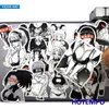 New 30pcsセクシーなアニメの女の子黒ホワイトマンガ大樽ワイフ電話ノートパソコンの車のステッカースケートボードオートバイバイクステッカー車