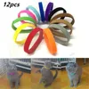 12 stks / set Puppy Pasgeboren Huisdieren Identify Collars Verstelbare Nylon Kleine Hondenhalsbanden Kitten Ketting Puppy ID Collars