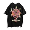 Chinesischer Stil Druck Harajuku Baumwolle Herren T-Shirt Hip Hop Streetwear Mode Lässig Rundhals T-Shirt Männer Hohe Qualität 210225