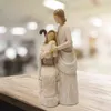 Religious Figurine Holy Family Statues Jesus Mary Joseph Catholic Home Decor Ornaments For Nativity Scene Christmas Gift 211108