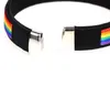 Lesbiennes Gays Bisexuals Rainbow Bangle Armbanden Vrouwen Mannen Pride Vriendschap Sieraden Q0719