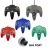 USB N64 Game Wired Controller Gamepad For Nintendo Windows PC Mac Computer Laptop Long Handle Gamecube N64 64 Style 10PCS/LOT