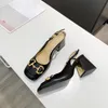 Mode hoge hakken mooie designer damessandalen zomer leren damesschoenen waterdicht platform dikke hak elegante bruidsmeisjesjurk w